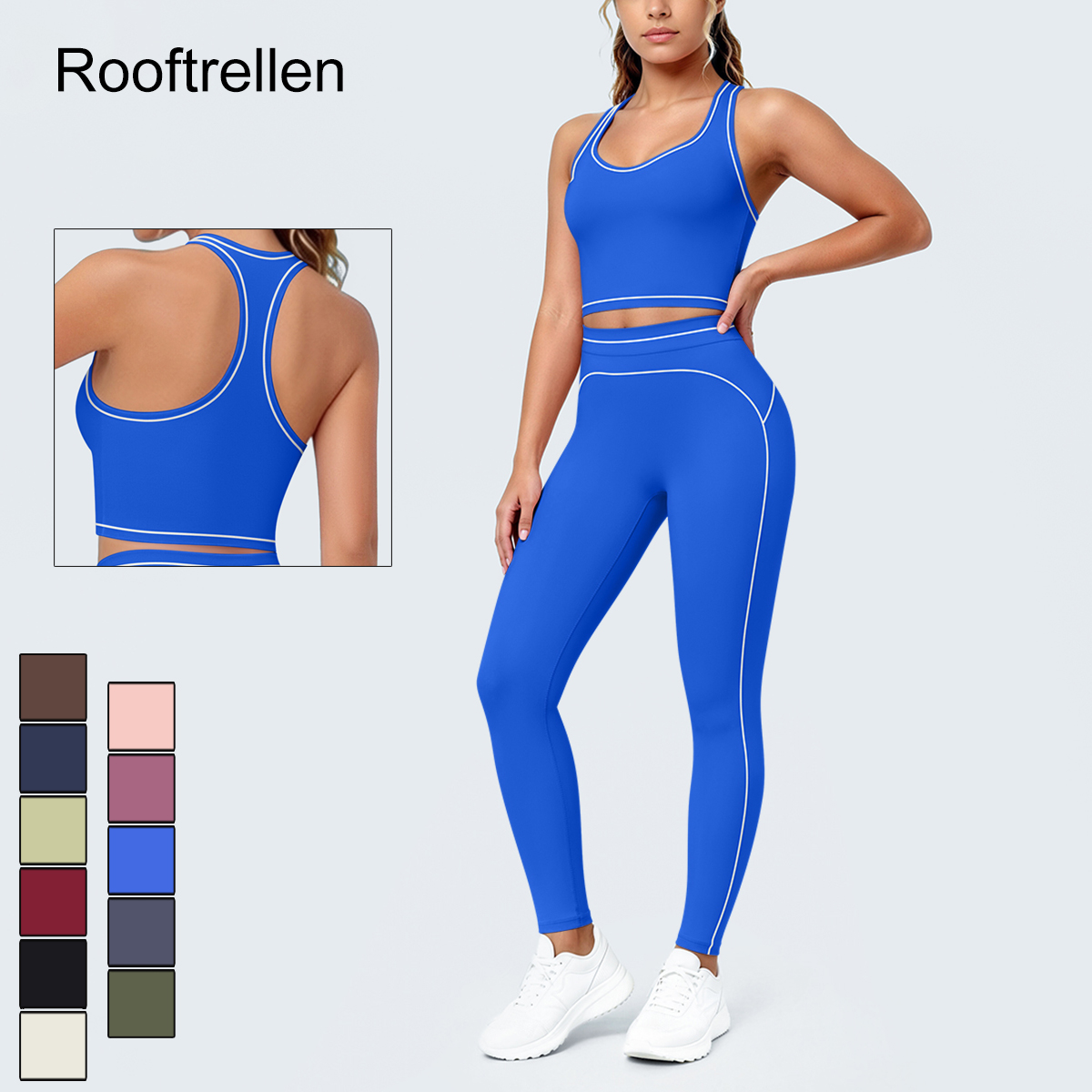 Sewing Vest - Woman Summer Gym Sports Yoga Set