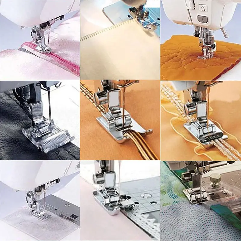Zipper Foot Presser - Set Sewing Machine Presser Zinc Alloy