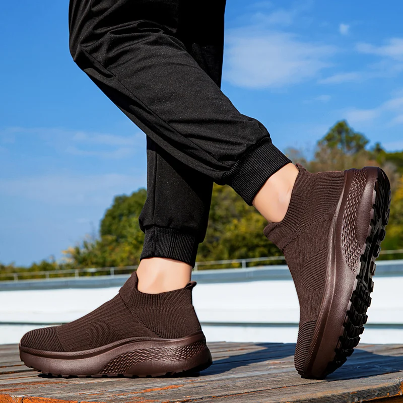 Wide Toe Knit Sneakers Men Wom - огляд і ціна Knit Stabilizer Stretch