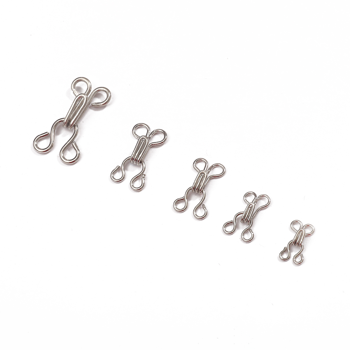 7-12mm 24pcs Cloth Hook and Ey - огляд і ціна Hook Eye Fastener