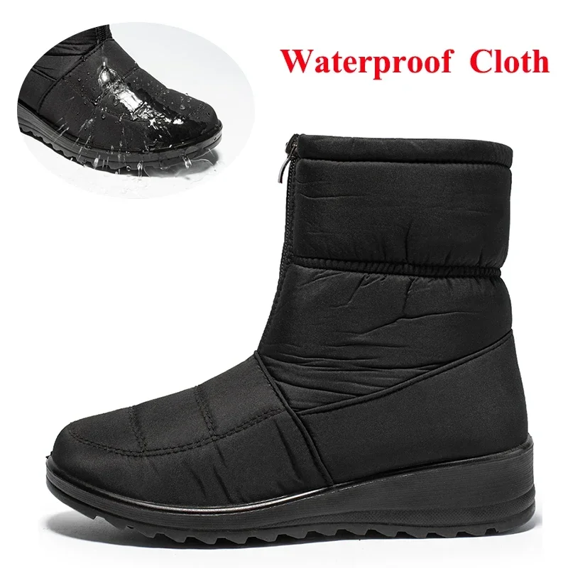 Non Slip Waterproof Snow Boots - огляд і ціна Sewing Front Zipper