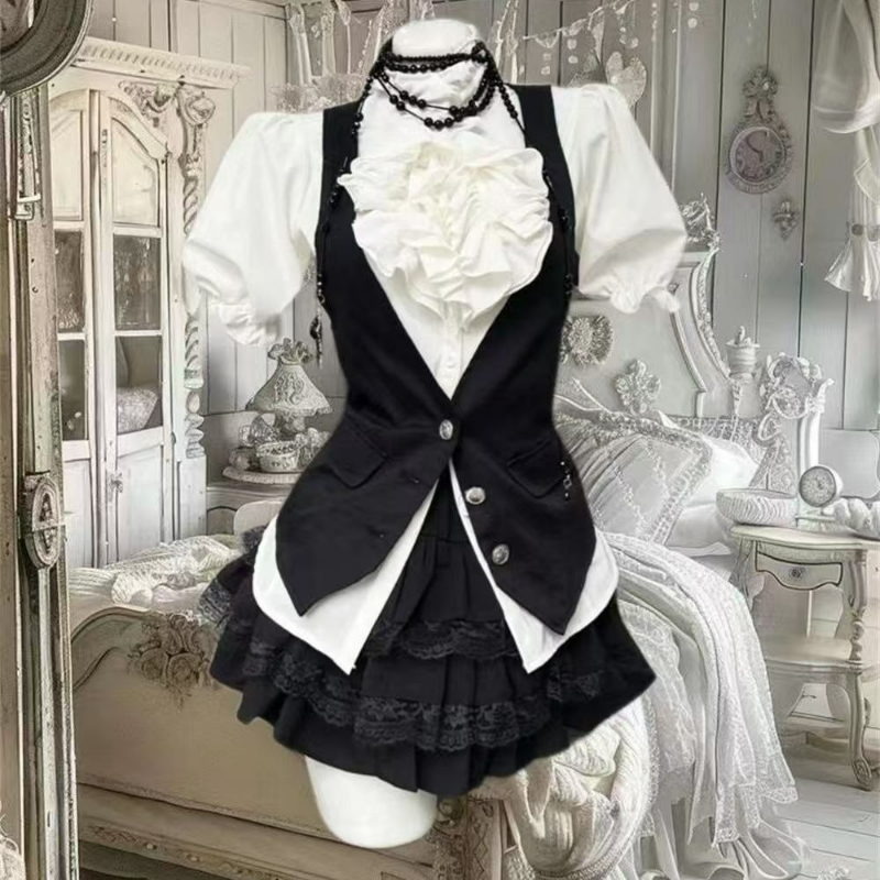 Y2k Aesthetic Lolita Style Swe - огляд і ціна Sewing Vest