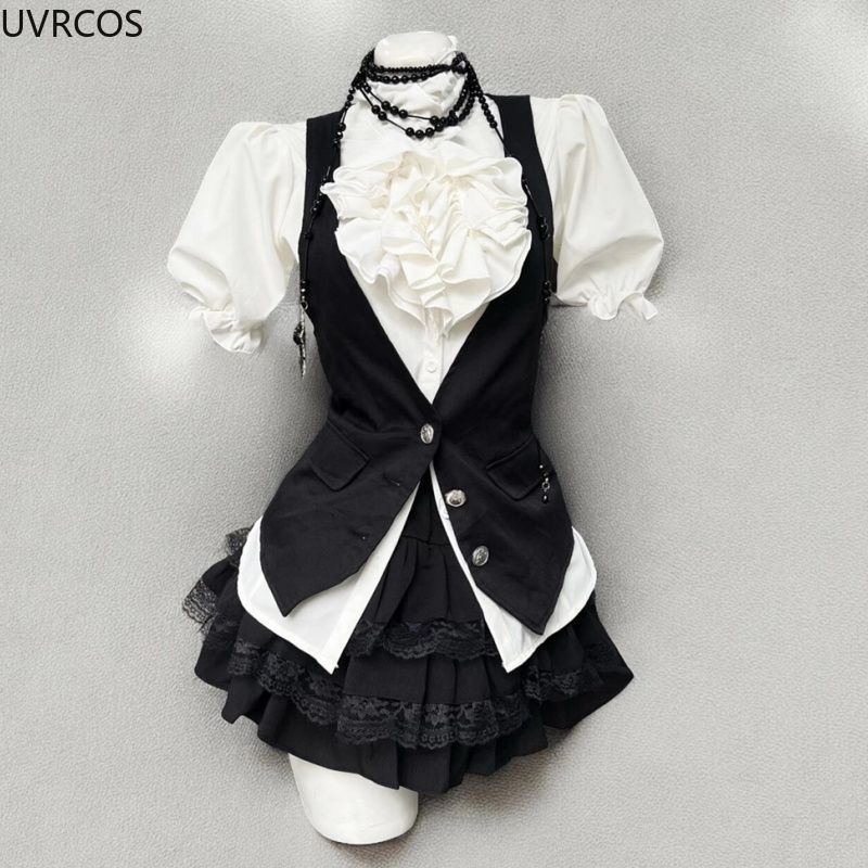 Y2k Aesthetic Lolita Style Swe - огляд і ціна Sewing Vest