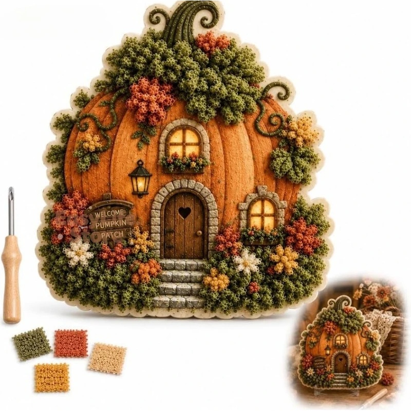 Whimsical Village 3D Fabric Po - огляд і ціна Textiles Sewing Techniques
