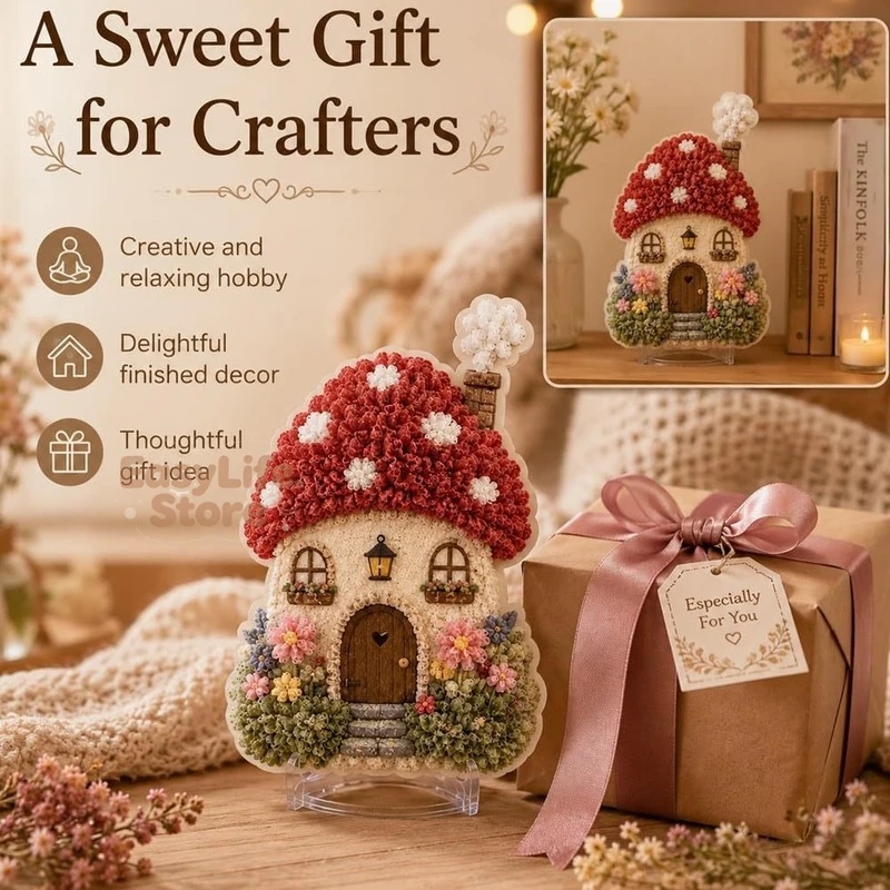 Whimsical Village 3D Fabric Po - огляд і ціна Textiles Sewing Techniques