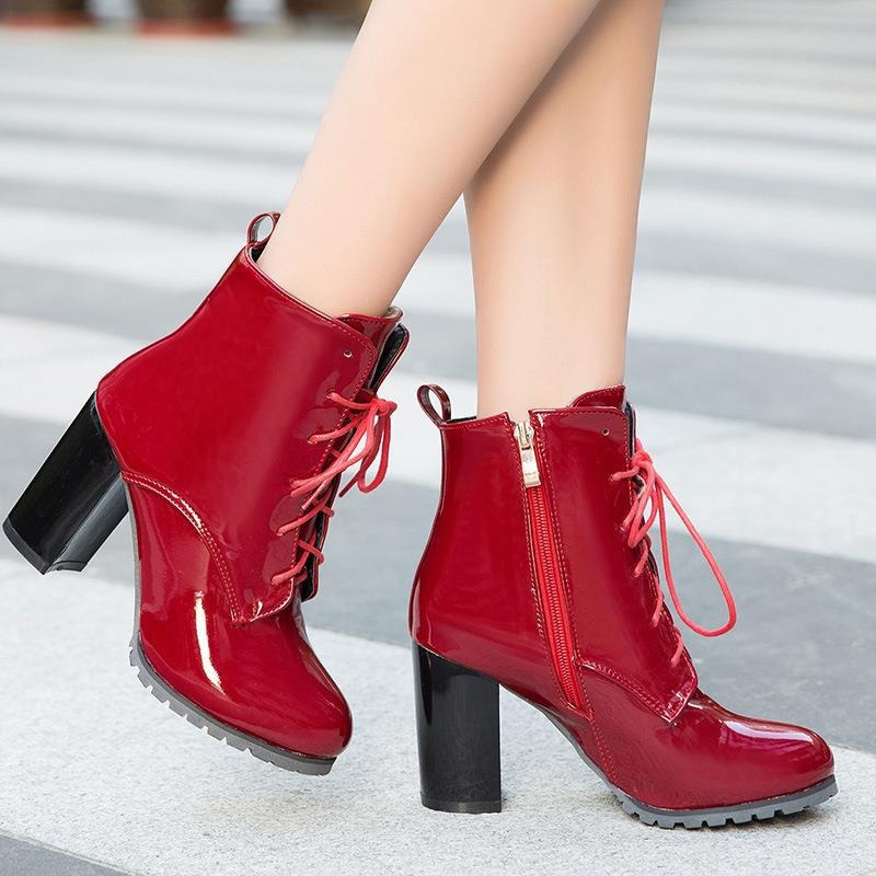 Fashion Women's Boots Ankle Ne - огляд і ціна Sewing Front Zipper