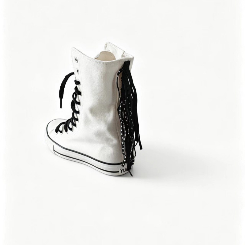 Canvas Shoes Woman New Medium  - огляд і ціна Sewing Front Zipper