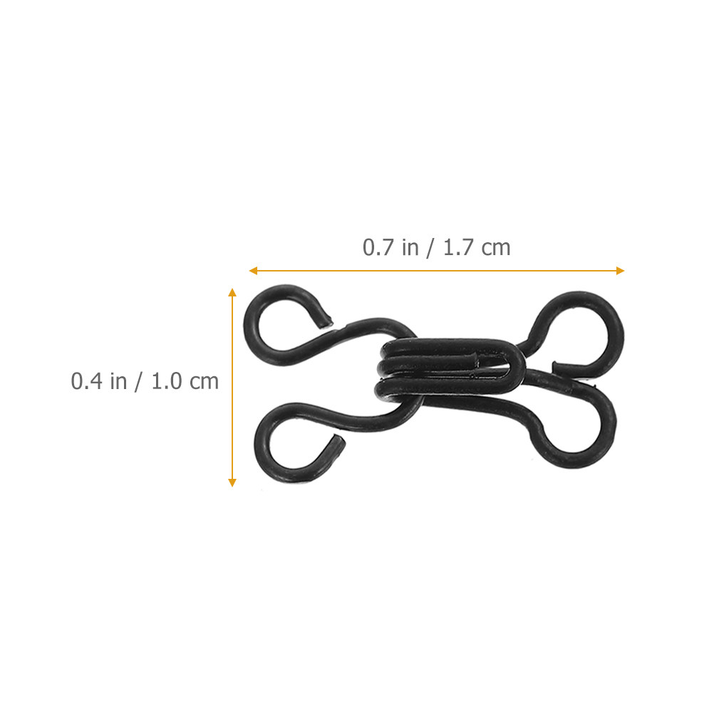 120Pcs Clothes Hooks Sewing Ey - огляд і ціна Hook Eye Fastener