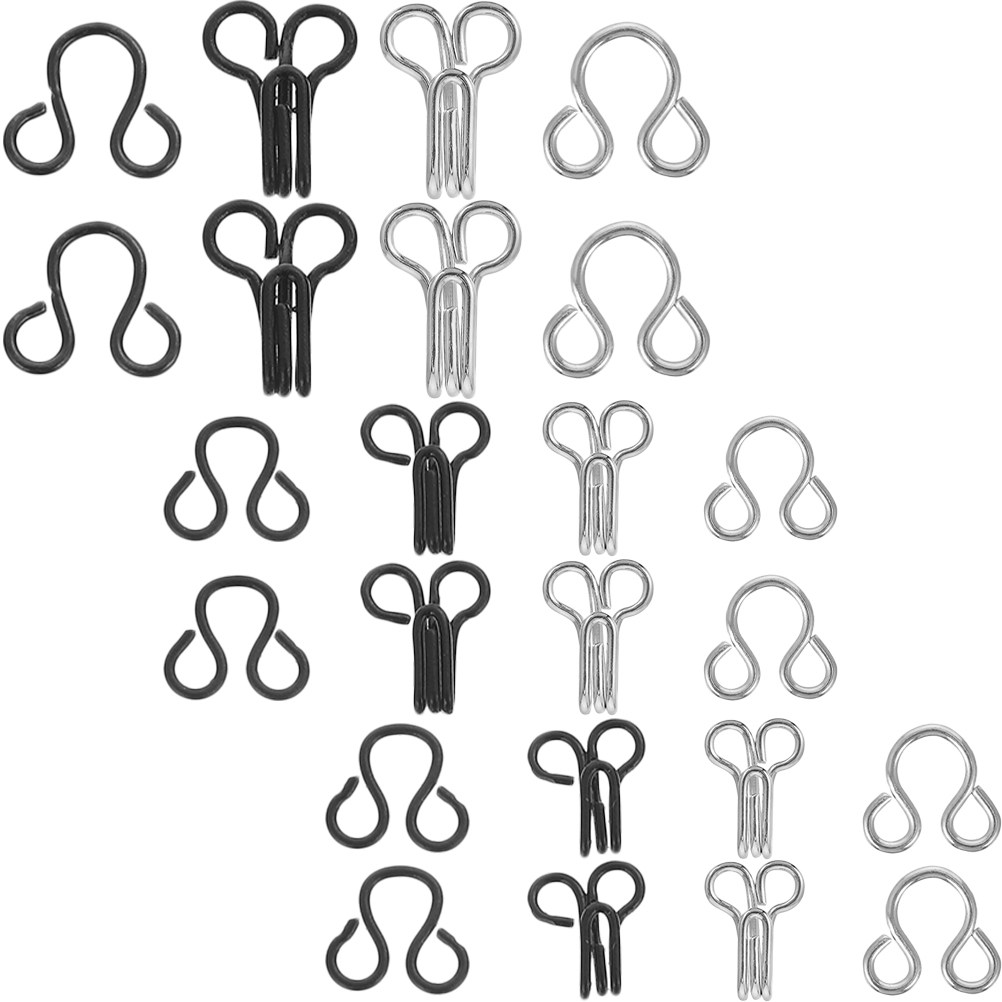 120Pcs Clothes Hooks Sewing Ey - огляд і ціна Hook Eye Fastener