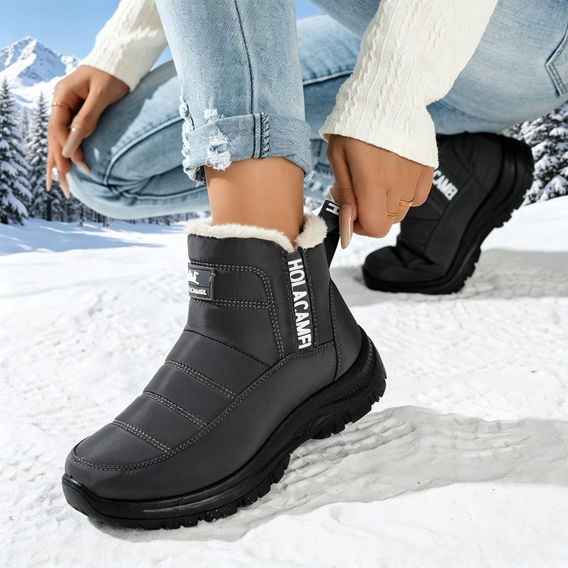 Women's snow boots with thick  - огляд і ціна Sewing Fleece