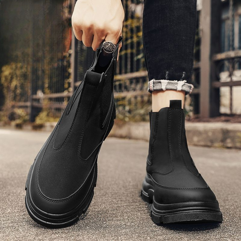 Men's High Cut Boots British S - огляд і ціна Sewing Latex