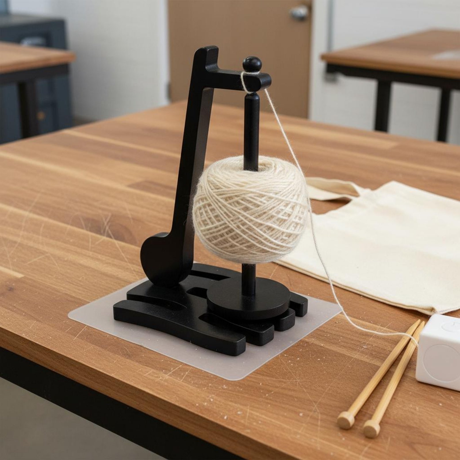 Wooden Yarn Holder 360° Rotati - огляд і ціна Sewing Knit