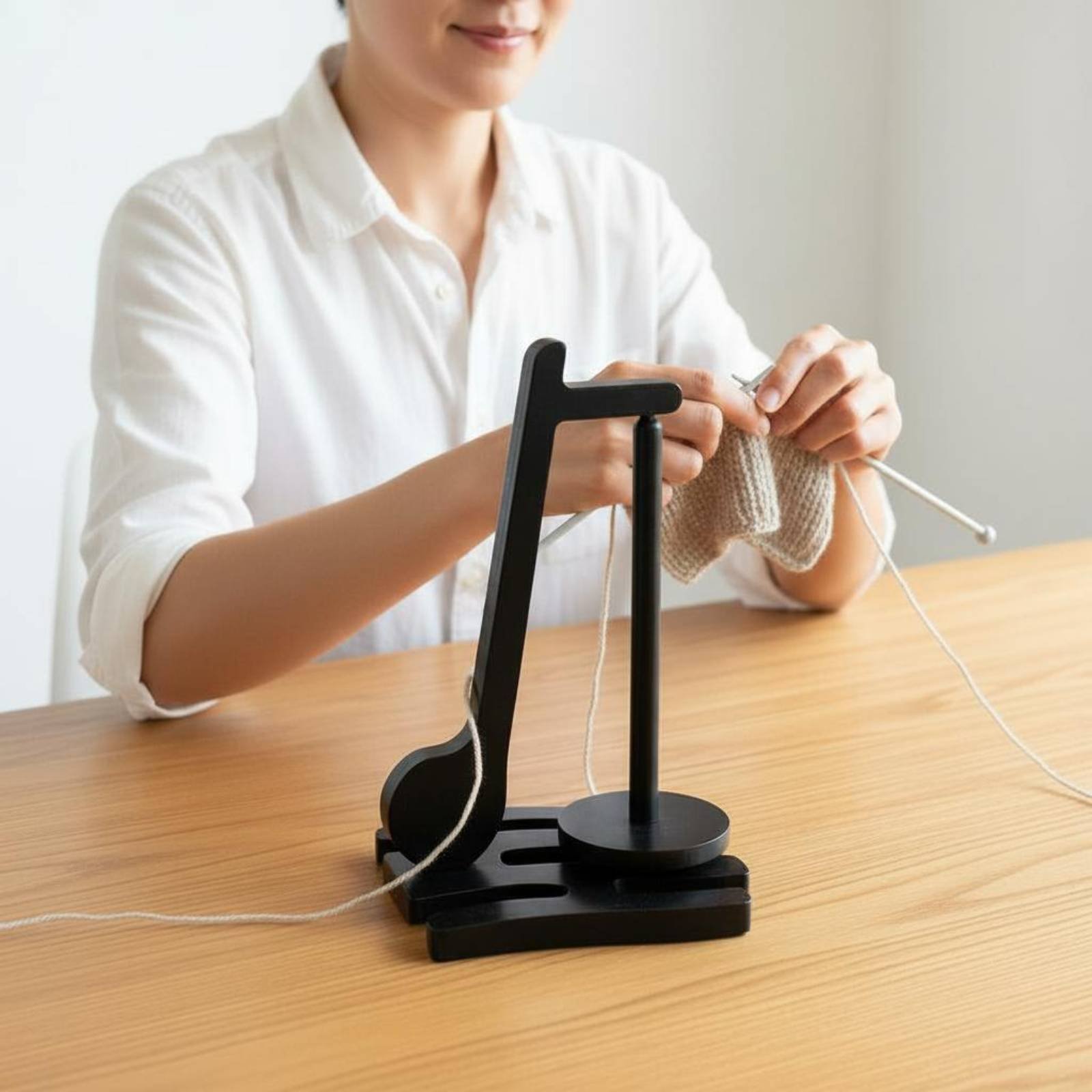 Wooden Yarn Holder 360° Rotati - огляд і ціна Sewing Knit