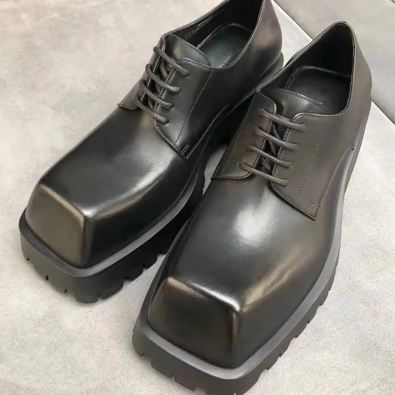 Men's Loafers Leather Motorcyc - огляд і ціна Sewing Latex
