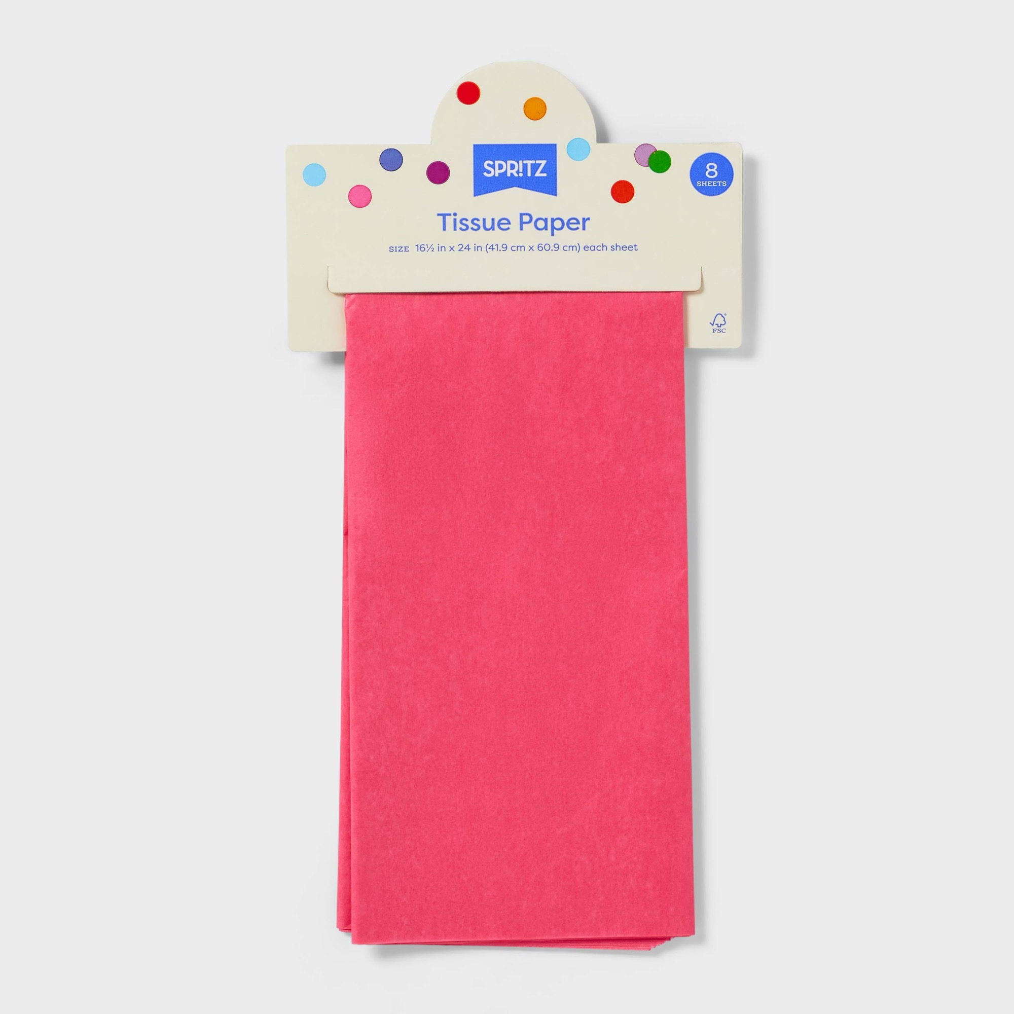 16ct Hot Pink Tissue Paper She - огляд і ціна Pattern Tissue Paper
