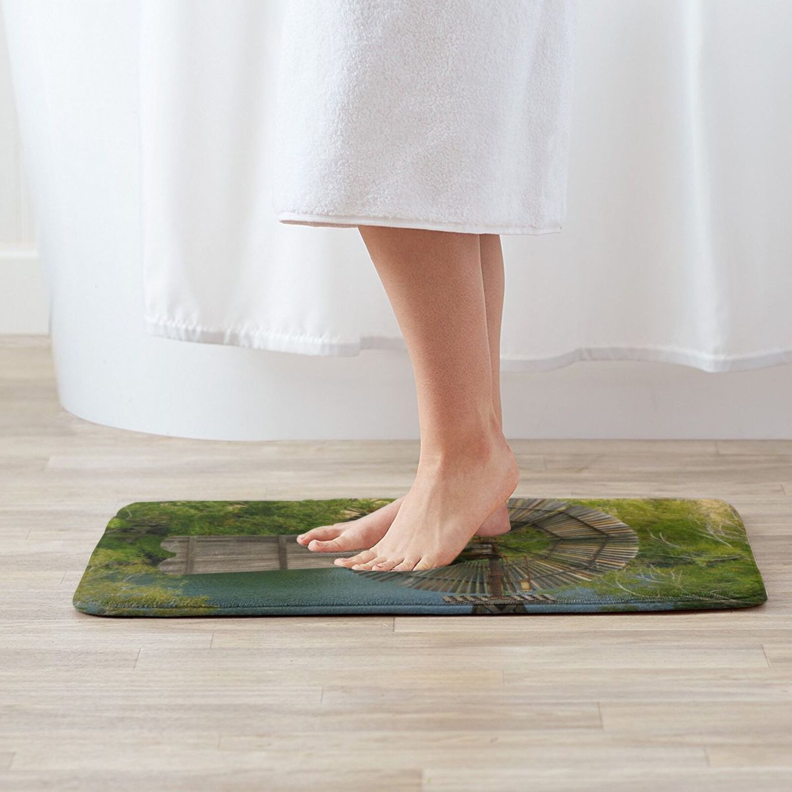 Wooden Windmill Carpet Mat Rug - огляд і ціна Century Textile & Sewing Supply By Owner