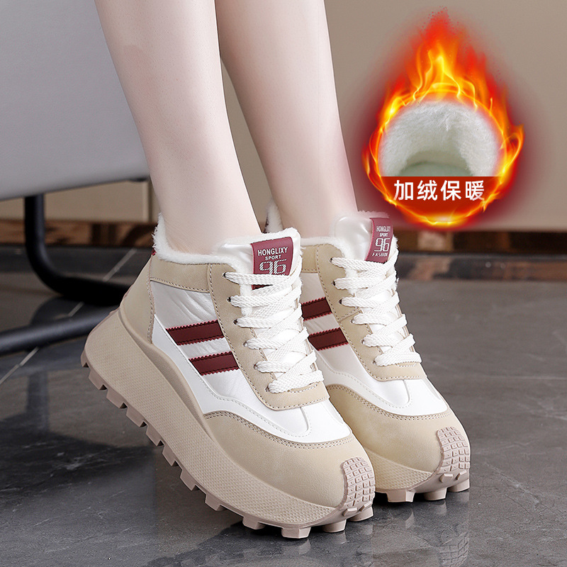 Winter Thick-Soled High-Top Wo - огляд і ціна Sewing Fleece