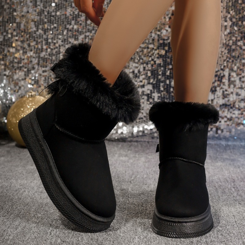 Platform Snow Boots Women's Ne - огляд і ціна Sewing Fleece