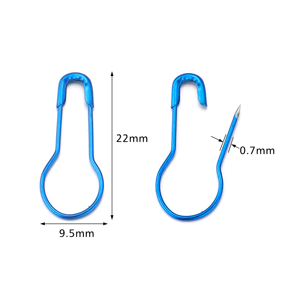 200pcs 22mm Metal Iron Colorfu - огляд і ціна Sewing Knit