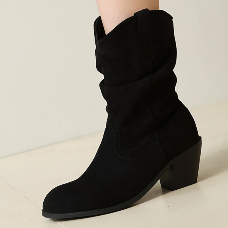 Pleated Ankle Boots for Women  - огляд і ціна Sewing Fleece