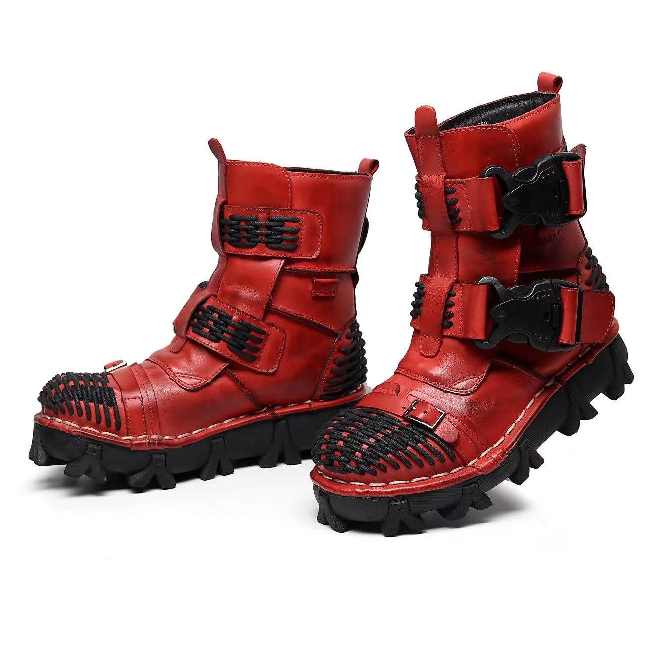 Men's Genuine Leather Motorcyc - огляд і ціна Sewing Latex