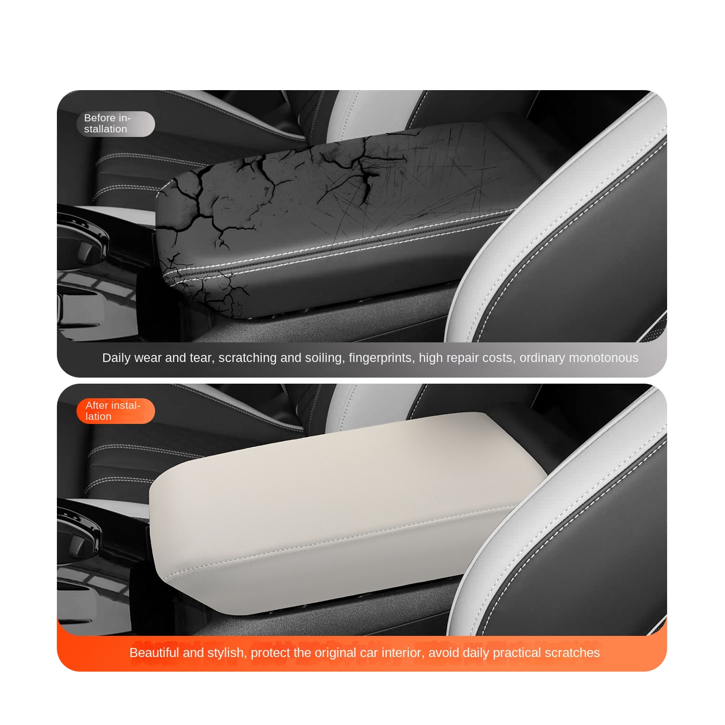 Hard Shell Leather Armrest Box - огляд і ціна Sewing Knit