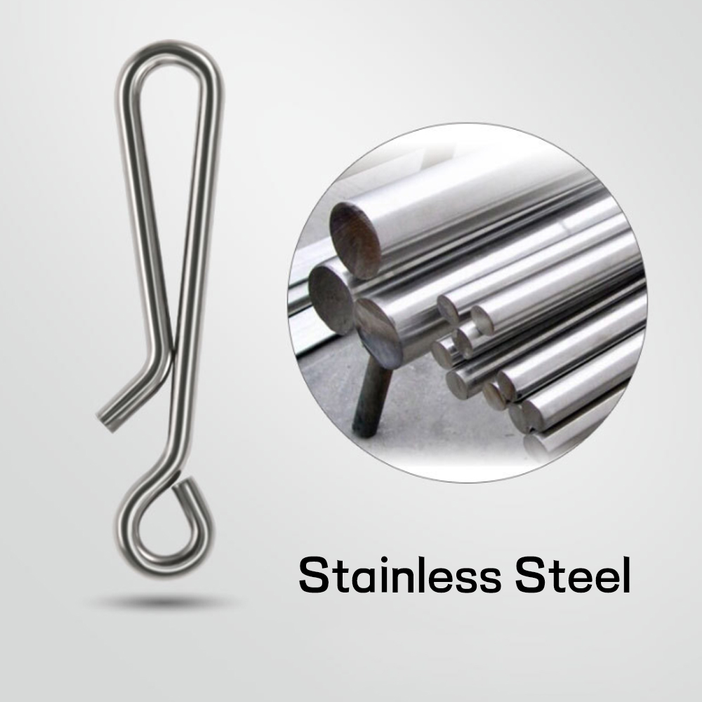 100pcs Saltwater Fishing Stain - огляд і ціна Hook Eye Fastener