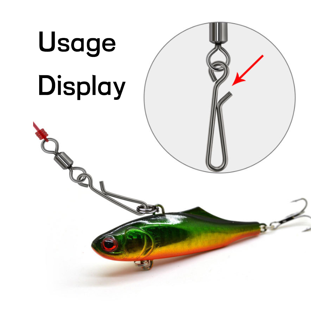 100pcs Saltwater Fishing Stain - огляд і ціна Hook Eye Fastener
