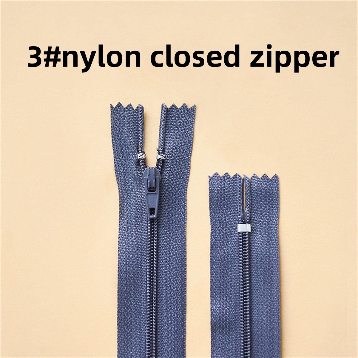 10pcs #3 Nylon Closed-End Zipp - огляд і ціна Sewing Front Zipper