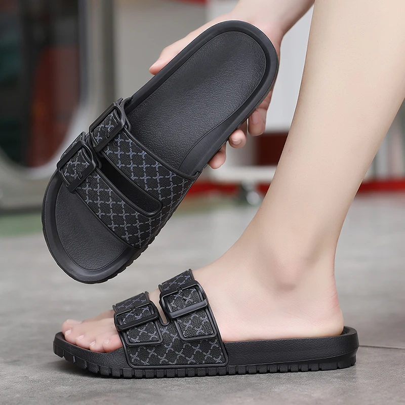 Summer Fashion Men Slippers Co - огляд і ціна Sewing Latex