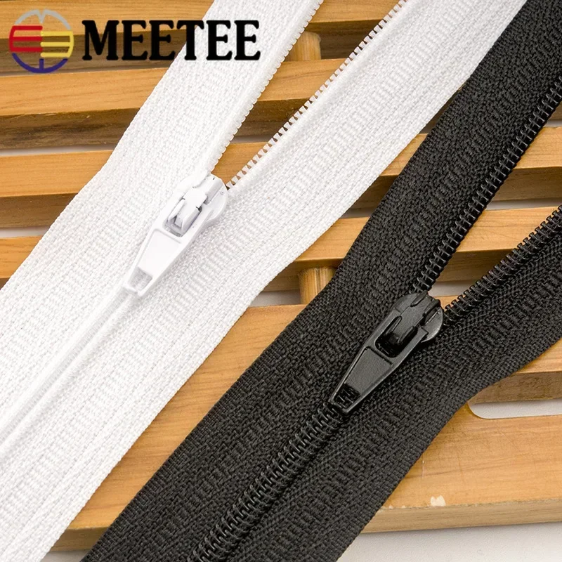 5/10Pcs 40-300cm 3# Nylon Zipp - огляд і ціна Sewing Front Zipper