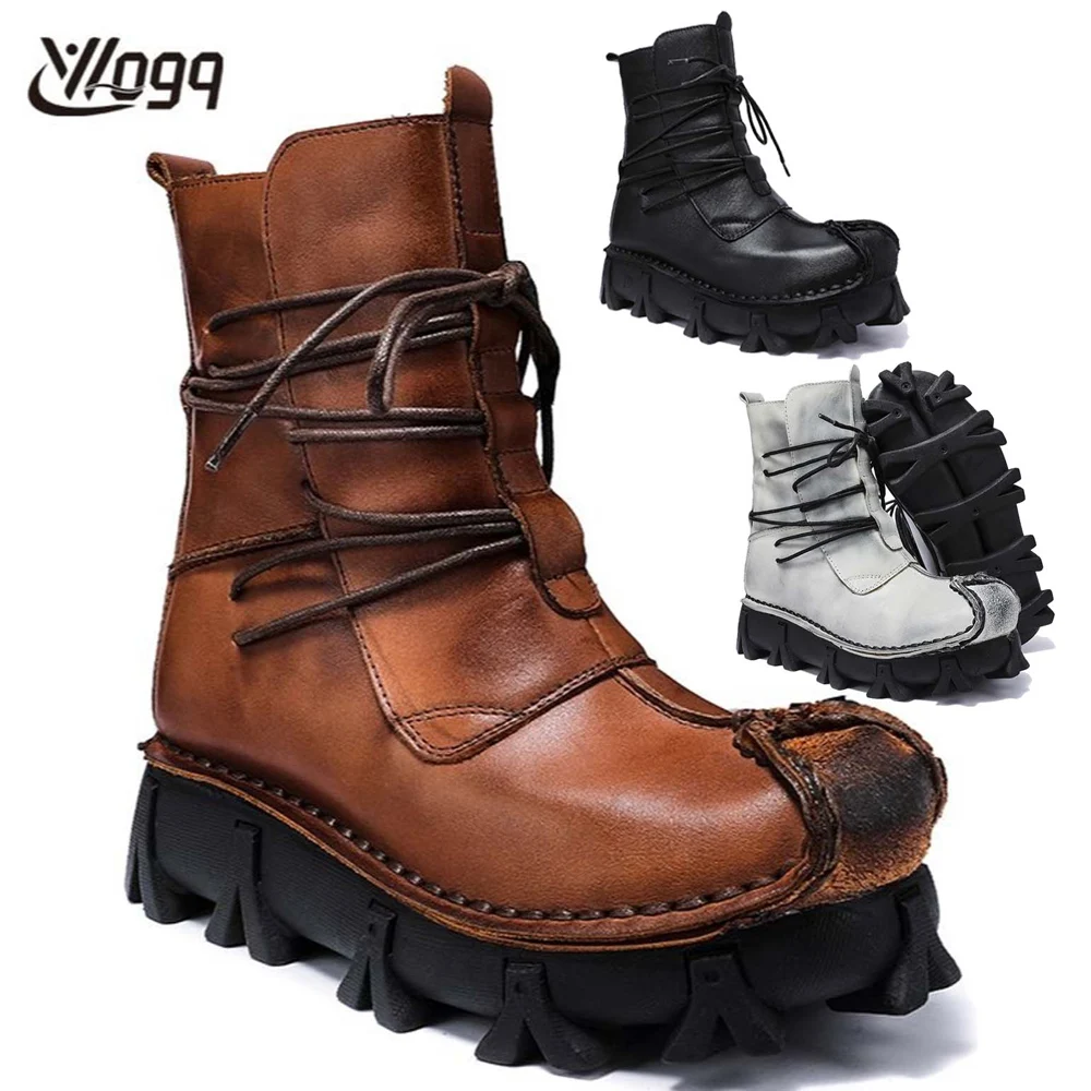 Men's Genuine Leather Skull Bo - огляд і ціна Sewing Latex